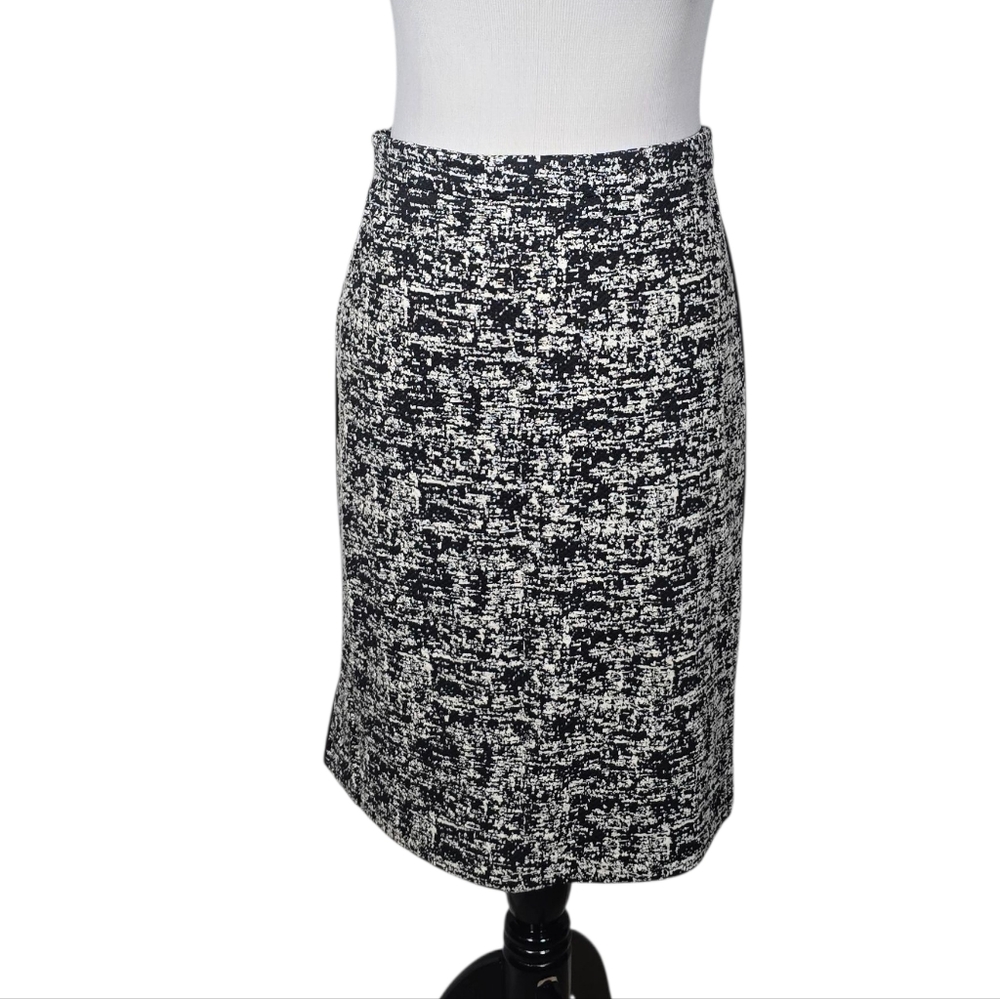 Premise Size 10 Black and White Pencil Skirt